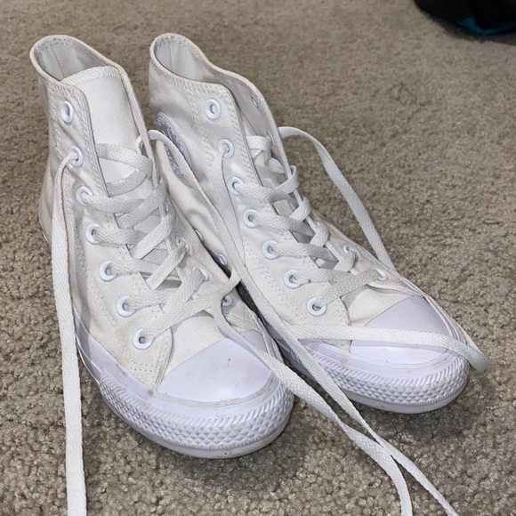 White high top converse - Picture 2 of 5